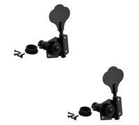 Toyvian Juego Completo De 2 Clavijas De Afinación Para Bajo Eléctrico Izquierdas 4 Cuerdas 2 Unidades