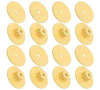 Toyvian Juego de 10 Tuercas y Arandelas M6 Amarillas para Jaulas de Pájaros, Accesorios para Perchas y Juguetes, Herrajes Resistentes para Cajas de Cría y Soportes, Montaje