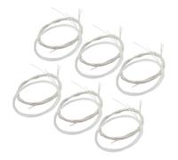 Toyvian Juego De 2 Accesorios Para Guitarra De Nailon Con Extremos De Amarre Calibre Ligero Cuerda Plateada Transparente Cuerda Clásica Plateada Calibre Ligero Transparente