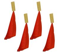 Toyvian Juego De 4 Castañuelas Hechas A Mano Instrumentos De Percusión De Mano Para Educación Musical De Niños Y Niñas Instrumento Tradicional Chino