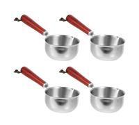 Toyvian Juego De 4 Mini Ollas De Cocina Mantequilla Huevo Freír Calentar Café Hacer Velas Hacer Mantequilla Freír Huevos Calentar Café