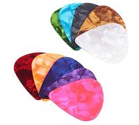 Toyvian Juego De 50 Uds. Púa De Guitarra Púa De Ukelele Decoraciones Del Primer Cumpleaños Clavo Púas De Pulgar Púas De Guitarra De Pulgar Ukelele Bajo Colocar Balada Material De Celuloide