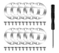 Toyvian Juego de Accesorios para Abridor de Botellas de Acero Inoxidable, Inserto Redondo de 40mm para Abrir Tapas de Cerveza en Bares y Hogar Diario