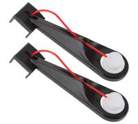 Toyvian Juego de Cepillos para Limpiar Cadena de Motocicleta y Bicicleta Diseño Antisalpicaduras 2 Piezas para Mantenimiento y Lubricación Kit Portátil para Motos y Bicicletas de