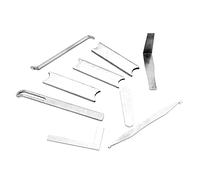 Toyvian Juego de Herramientas de Mantenimiento para Flauta y Saxofón, 1 Set de Metal Plata, Mango Antideslizante y Resistente al Desgaste para Reparación de Instrumentos de Viento