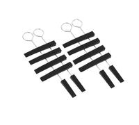 Toyvian Juego De Herramientas Para Afinación De Piano 12 Piezas 4 Horquillas Sordina y 8 Varillas Amortiguadoras Negras De Caucho y Metal Para Reparación y Mantenimiento