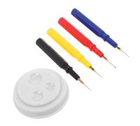 Toyvian Juego de Herramientas para Relojero Bolígrafo Engrasador de Precisión, Plato Engrasador y Aguja Multifuncional, Kit Compacto para Reparación y Lubricación de Relojes de Pulsera