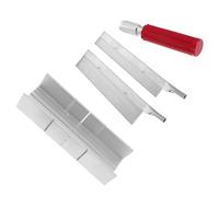 Toyvian Juego de Herramientas para Tallar Cera en Joyería Serrucho para Cera de Joyero Mango de Madera Kit Profesional para Cortar y Esculpir Anillos Uso para Proyectos DIY y Diseño