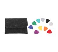 Toyvian Juego de Púas de Fieltro Compatibilidad y Músicos Principiantes y Avanzados Bolsa de Almacenamiento Práctico, Diseño Artístico Único Ukulele
