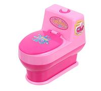 Toyvian Juguete de Inodoro de 3 Piezas Mini Inodoro de Juguete Inodoro de Juguete Modelo de Inodoro en Miniatura