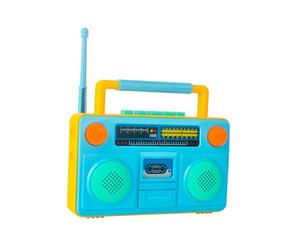 Toyvian Juguete De Radio para Niños, Tamaño Único, Plástico Abs Duradero, Colores Brillantes, Simulación De Electrodoméstico, Juguete Educativo para Aprendizaje Temprano y Desarrollo Infantil,