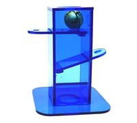Toyvian Juguete Interactivo Para Loros y Pájaros, Accesorio De Entrenamiento Para Búsqueda De Comida, Material Resistente Azul, Tamaño Medio, Adecuado Para Desarrollo De Inteligencia y Juego Educativo