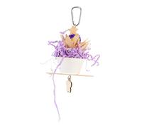 Toyvian Juguete Masticable para Pájaros Accesorio Colgante para Jaula Juguete De Trituración Divertido para Periquitos y Cacatúas Estimulación Mental y Diversión para Aves Pequeñas