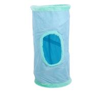 Toyvian Juguete Túnel Gatos Túnel Plegable de Gamuza para Gatos Juguete con Mirilla y Pelota de Peluche Hogar y Interior