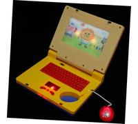 Toyvian Juguetes De Educación Temprana Portátil Computadora Musical para Pequeños Juguete Educativo Animación Luces y Sonidos Años para Jugar Casa