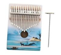 Toyvian Kalimba de 17 Teclas Piano de Pulgar Mini Juego de 6 Piezas Instrumento Musical de Madera y Metal para Principiantes y Adultos para Relajación y Diversión