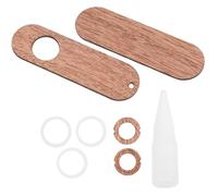 Toyvian Kazoo De Madera Fácil Montaje Instrumento Musical Acompañamiento Para Adultos Flauta Dulce Madera Kazoos Adultos Escuela Taller