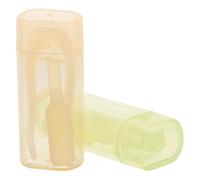 Toyvian Kit 2 Juegos de Aplicadores para Lentes de Contacto con Ventosa de Silicona y Pinzas con Punta Suave, Herramienta Portátil para Inserción y Extracción Segura, Colores Amarillo