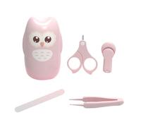 Toyvian Kit de Cuidado de Uñas para Niña con Cortaúñas Seguro y Pinzas Portátil con Estuche Mango Ergonómico para Recorte para Niñas Recién Nacidos