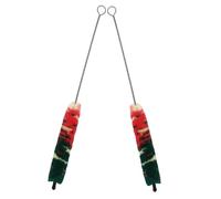 Toyvian Kit de Limpieza para Piccolo y Flautín, 2 Cepillos Cerdas Resistentes, Accesorios para Mantenimiento de Instrumentos de Viento, Apto para Uso en Conciertos y Prácticas