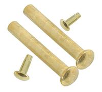Toyvian Kit de Reparación Resistente y Práctico Remaches y Tuercas de Acero Inoxidable Dorado 2 Juegos para Abanicos Plegables de Madera para Bricolaje de Abanicos de Mano