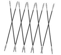 Toyvian Kit de Repuesto para Viola 10 Piezas, Cordal Antideslizante de Metal Plata, Fácil Instalación y Uso Seguro para Músicos
