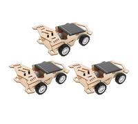 Toyvian Kit Educativo de 3 Coches Solares para, Incluye Componentes para Exploración Científica y Desarrollo de Habilidades Motoras Finas
