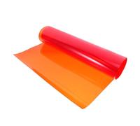 Toyvian Láminas de Plástico para Iluminación y Fotografía, Filtro de Gel Pet 30x100 Cm, Película de Tinte Naranja para Estudios y Proyectos Creativos, Uso Artístico y Profesional