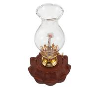 Toyvian Lámpara de Aceite de Loto Antigua Luz Decorativa para Templos o Jardines Interiores Lámparas de Aceite Pequeñas para Adoración el Hogar o Reuniones Festivas
