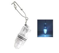 Toyvian Lámpara de Pesca en Aguas Profundas de Plástico Blanco con Señuelo Ligero, Luz LED Multifunción Anti-Beat para Pesca Nocturna Submarina