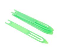 Toyvian Lanzadera de Plástico para Tejer Redes de Pesca, Aguja Extragrande (21,5x2,5x0,51 Cm), 6 Piezas para Reparación Precisa de Redes, Jaulas para Cangrejos y Proyectos de