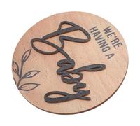 Toyvian Letrero De Anuncio De Nacimiento Madeja De Madera Decoración De Habitación Infantil