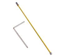 Toyvian Llave Amarilla Incluida Barra De Armadura De Metal De 2 Vías Para Guitarra De Gh503 Longitud De 490 Mm