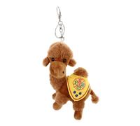 Toyvian Llavero Camello de Peluche y Pequeño, Accesorio Decorativo para Bolso y Mochila, Colgante de Animal Adorable, Color Amarillo Manta, Obsequio Versátil para Mujer, Llavero