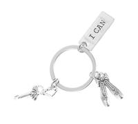 Toyvian Llavero de Metal Colgante de Zapatilla de Ballet Rosa, Accesorio Decorativo para Bolsos y Llaves, Obsequio Inspirado para Amantes Danza, Recuerdo de Ballet Femenino