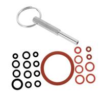 Toyvian Llaves para Reparación de Máquinas de Café Espresso con Anillo de Silicona Resistente Compatible con Modelos Jura Herramienta Profesional Fácil de Instalar y Duradera para