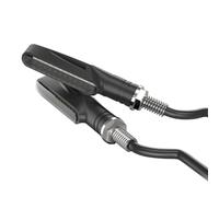 Toyvian Luces LED de Señalización para Motocicleta 12v, Indicador de Dirección Color Amarillo Flujo Continuo, 2 Piezas, Accesorio para Motocicletas y Vehículos Eléctricos