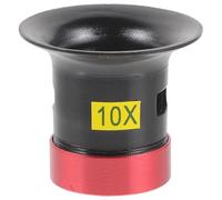 Toyvian Lupa de Reloj Aumento 10x y Diseño Compacto de Vidrio y Metal para Reparación de Relojes y Joyería Profesional