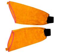 Toyvian Mangas Protección Térmica Reforzada de Cuero Amarillo de Soldadura Color Aleatorio
