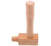 Toyvian Mango para Molino de Piedra Lateral Roscado de Madera Mango Ergonómico de Repuesto para Amoladora de Disco Accesorio Auxiliar para Molino Manual Uso Doméstico en Molienda de