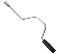 Toyvian Manija de Gato Manual para Remolque 50 Cm, Repuesto de Manivela de Acero Resistente para Estabilización de Autocaravanas y Vehículos Recreativos, Herramienta de Elevación Fácil