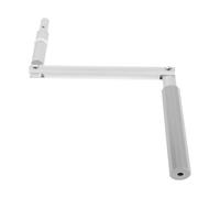 Toyvian Manivela Manual de Metal para Ventana de Toldo Manija del Mecanismo del Toldo Operativa Silenciosa Tamaño Estándar Color Gris Repuesto Resistente para Apertura Manual en