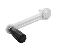 Toyvian Manivela Metálica para Enrollables Mango Hexagonal y Duradero Compatible con Sistemas de Elevación de Cortinas Repuesto Plateado