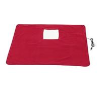 Toyvian Manta Calefactable USB para Mascotas Cojín Térmico Antiarañazos y Antimordeduras Tamaño Mediano Poliéster Resistente Color Vino Tinto Adecuado para Perros y Gatos Invierno