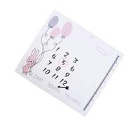 Toyvian Manta para Recién Nacido 100X100 CM Set 3 Piezas Marco y Flecha para de Ñiño Accesorios Conmemorativos para Sesiones Fotográficas y Shower