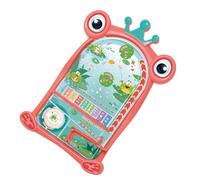 Toyvian Máquina de Pinball para Mini Rosa, Juguete Educativo de Escritorio, Juego de Arcade Divertido para Desarrollo Intelectual y Coordinación Manual, Material Ecológico Resistente