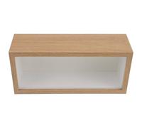 Toyvian Marco Rectangular Desmontable de Acrílico y Mdf para Manualidades DIY con Diseño Deslizante y Estilo Rústico para Decoración del Hogar
