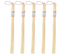 Toyvian Masajeador manual de puntos gatillo con 5 varillas de bambú de 57 cm para cuello y hombros, perfecto para terapias de masaje en casa y viajes