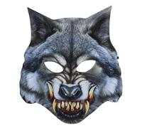 Toyvian Máscara de Animal Salvaje para Fiesta de Halloween y Cosplay, Estilo Aterrador Material Eva que Cubre Cabeza, Adecuado para Casas Embrujadas
