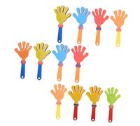 Toyvian Matraca Para Niños Plástico Mediana 24 Cm Sin Sonrisa 12 Piezas Colores Aleatorios Juguete Para Aplaudir Accesorios De Fiesta y Conciertos Para Animación y Entretenimiento